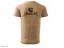 BHZ Tričko khaki s logem 3XL