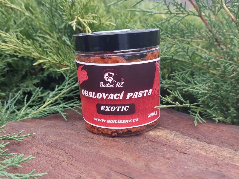 Obalovačka Exotic – sladká bomba do teplé vody! Ovocná vůně zaujme ryby, když hledají něco voňavého a netradičního. Obalovačka Exotic – sladká bomba do teplé vody! Ovocná vůně zaujme ryby, když hledají něco voňavého a netradičního.