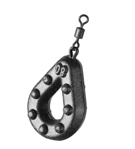 Olovo koncové Gripper – obľúbenec pre stojaté aj tečúce vody! Má tupé hroty a dieru uprostred, osadené pevný obratlíkom pre spoľahlivosť.