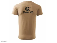 BHZ Tričko khaki s logom 3XL