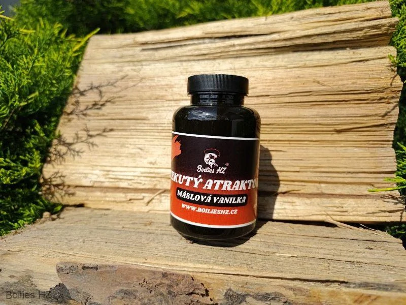 Super parťák k boilies Máslová vanilka! Hustý, lepivý atraktor, co ryby prostě nenechá chladný. Použij ho na dipování nebo na zalití krmení — vždycky to zabere! Super parťák k boilies Máslová vanilka! Hustý, lepivý atraktor, co ryby prostě nenechá chladný. Použij ho na dipování nebo na zalití krmení — vždycky to zabere!