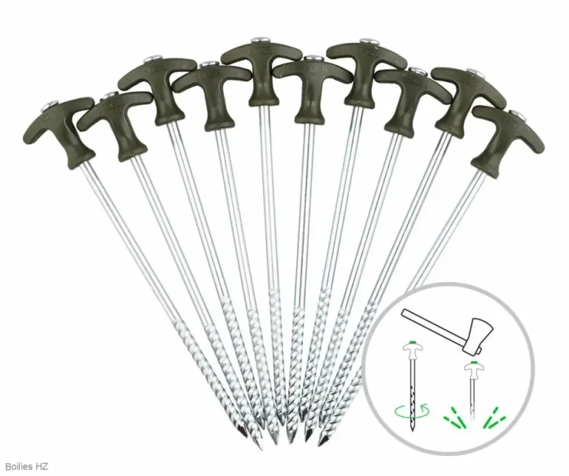 ZFISH KOLÍKY BIVVY PEG SET 25CM/10KS