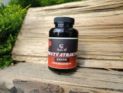 Tekutý atraktor Exotic – parťák k našemu boilies Exotic!  Namoč do něj přímo nástrahu nebo ho přidej do krmení či PVA. Rybám to prostě chutná!